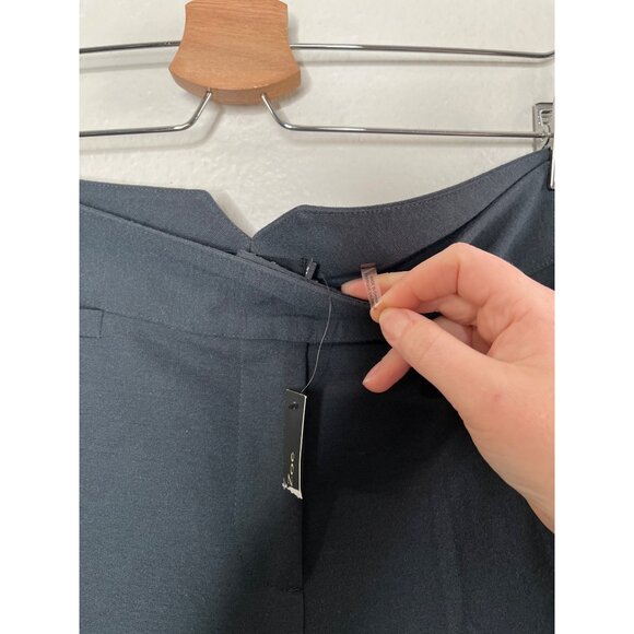 Nic Zoe Charcoal Notched Waist Gray Dress Trousers Size 16 - Picture 6 of 10